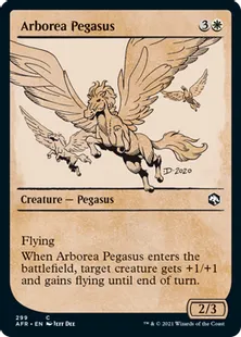 ■ショーケース■《アルボレーアのペガサス/Arborea Pegasus》[AFR-BF] 白C