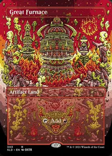 《大焼炉/Great Furnace》[Secret Lair] 土地(303)