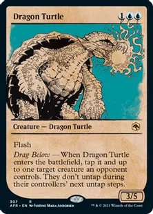 ■ショーケース■《竜亀/Dragon Turtle》[AFR-BF] 青R