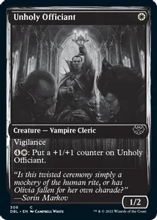 《不浄なる祭司/Unholy Officiant》[DBL] 白C