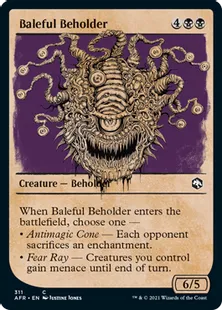 ■ショーケース■《悪意のビホルダー/Baleful Beholder》[AFR-BF] 黒C