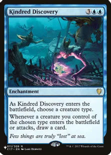 《同族の発見/Kindred Discovery》[The List] 青R