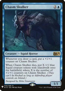 《地割れ潜み/Chasm Skulker》[MB1] 青R