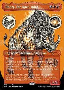 《猪の祟神、イルハグ/Ilharg, the Raze-Boar》[Secret Lair] 赤(318)