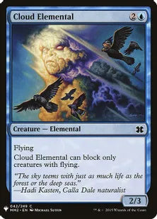 《雲の精霊/Cloud Elemental》[MB1] 青C