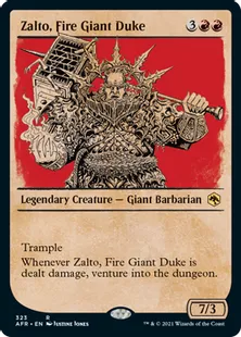 ■ショーケース■《ファイヤー・ジャイアントの公爵、ザルトー/Zalto, Fire Giant Duke》[AFR-BF] 赤R