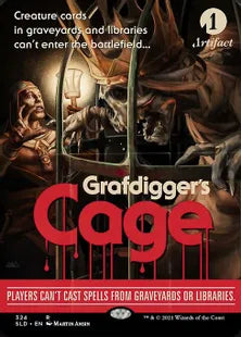 《墓掘りの檻/Grafdigger's Cage》[Secret Lair] 茶(324)