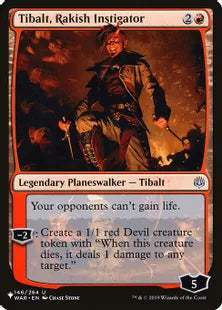 《無頼な扇動者、ティボルト/Tibalt, Rakish Instigator》[The List] 赤U