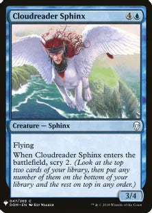 《雲読みスフィンクス/Cloudreader Sphinx》[MB1] 青C