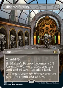 ■ボーダーレス■《ミシュラの工廠/Mishra's Factory》[MH2-BF] 土地R