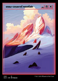 《冠雪の山/Snow-Covered Mountain》[Secret Lair] 土地(328)