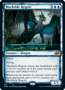 ■スケッチ■《濁浪の執政/Murktide Regent》[MH2-BF] 青R