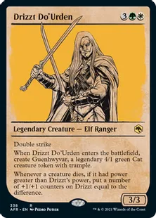 ■ショーケース■《ドリッズト・ドゥアーデン/Drizzt Do'Urden》[AFR-BF] 金R