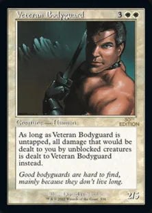 ■旧枠■《Veteran Bodyguard》[30A] 白R