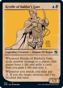 ■ショーケース■《バルダーズ・ゲートのクライドル/Krydle of Baldur's Gate》[AFR-BF] 金U