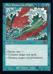 ■旧枠■《青霊破/Blue Elemental Blast》[30A] 青C