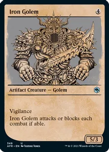 ■ショーケース■《アイアン・ゴーレム/Iron Golem》[AFR-BF] 茶U