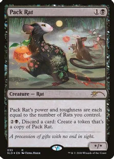 《群れネズミ/Pack Rat》[Secret Lair] 黒(035)