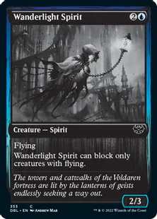 《放浪光の魂/Wanderlight Spirit》[DBL] 青C