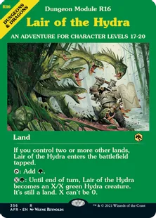 ■ショーケース■《ハイドラの巣/Lair of the Hydra》[AFR-BF] 土地R