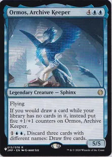 《書庫の守り手、オルモス/Ormos, Archive Keeper》[The List] 青R