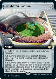 ■拡張アート■《ストリクスヘイヴンの競技場/Strixhaven Stadium》[STX-BF] 茶R