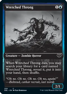 《悲惨な群れ/Wretched Throng》[DBL] 青C