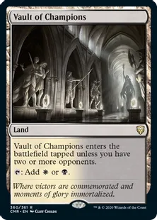 《勝者の大霊堂/Vault of Champions》[CMR] 土地R