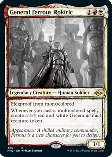 ■スケッチ■《フェールス・ロキーリク将軍/General Ferrous Rokiric》[MH2-BF] 金R