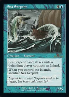 ■旧枠■《大海蛇/Sea Serpent》[30A] 青C