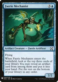 《フェアリーの機械論者/Faerie Mechanist》[MB1] 青C