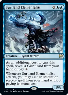 《セルトランドの精霊術師/Surtland Elementalist》[KHM] 青R