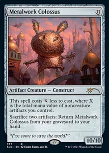 《金属製の巨像/Metalwork Colossus》[Secret Lair] 茶(377)