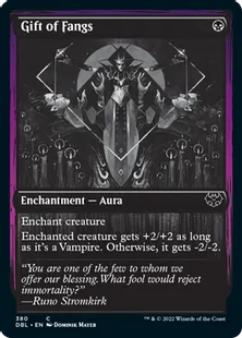 《牙の天稟/Gift of Fangs》[DBL] 黒C