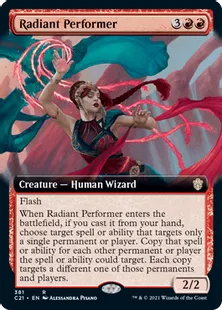 《光輝の演者/Radiant Performer》[C21] 赤R