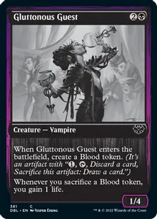 《大食の客人/Gluttonous Guest》[DBL] 黒C