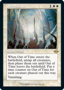 ■旧枠■《時空からの退去/Out of Time》[MH2-BF] 白R