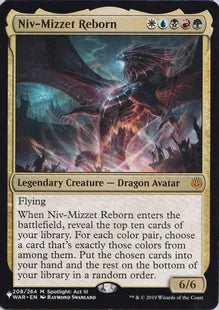 《ニヴ＝ミゼット再誕/Niv-Mizzet Reborn》[The List] 金R