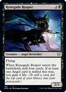 《背教の死神/Renegade Reaper》[KHM] 黒U