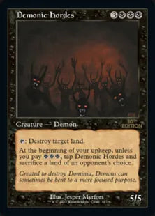 ■旧枠■《Demonic Hordes》[30A] 黒R