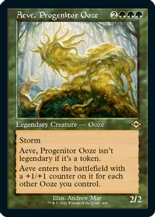 ■旧枠■《前駆軟泥、エーヴ/Aeve, Progenitor Ooze》[MH2-BF] 緑R