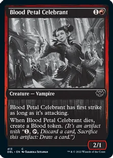 《血花の祝賀者/Blood Petal Celebrant》[DBL] 赤C