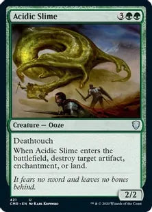 《酸のスライム/Acidic Slime》[CMR] 緑U(421)