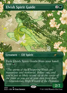 《エルフの指導霊/Elvish Spirit Guide》[Secret Lair] 緑(423)