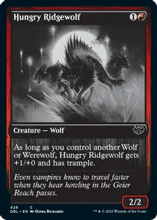 《飢えた峰狼/Hungry Ridgewolf》[DBL] 赤C