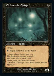 ■旧枠■《鬼火/Will-o'-the-Wisp》[30A] 黒R