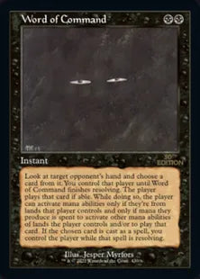 ■旧枠■《Word of Command》[30A] 黒R