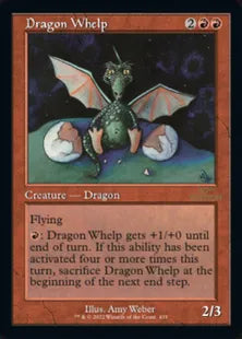 ■旧枠■《チビ・ドラゴン/Dragon Whelp》[30A] 赤U