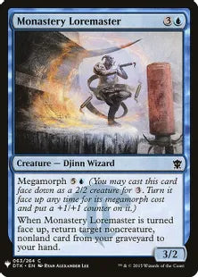 《僧院の伝承師/Monastery Loremaster》[MB1] 青C