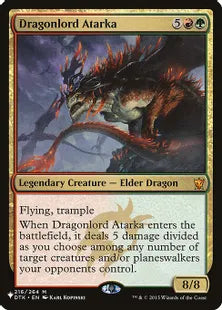《龍王アタルカ/Dragonlord Atarka》[The List] 金R